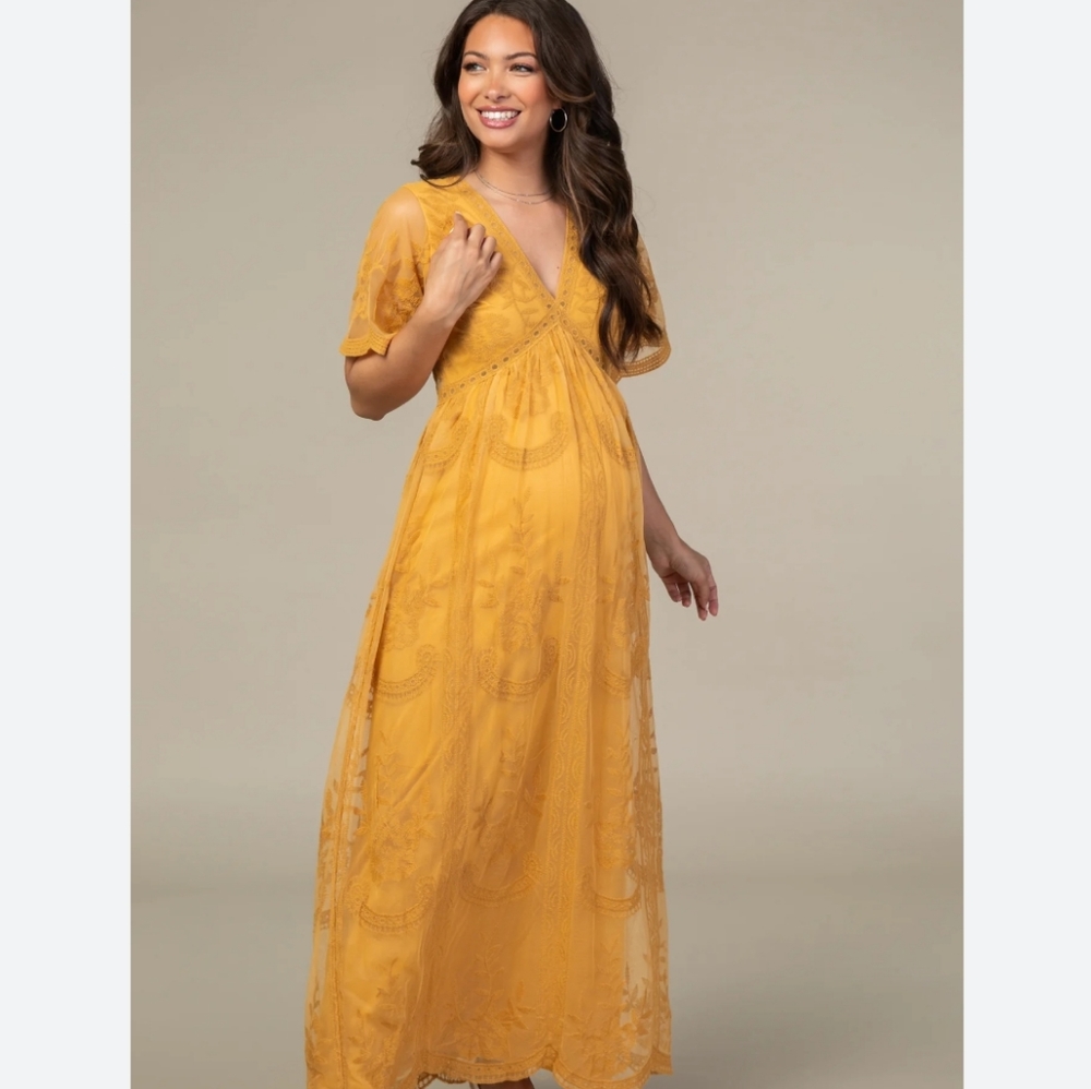 Pink Blush Marigold lace dress